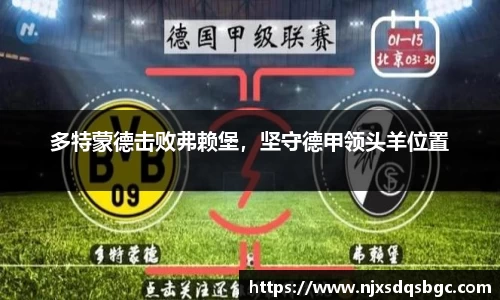 多特蒙德击败弗赖堡，坚守德甲领头羊位置