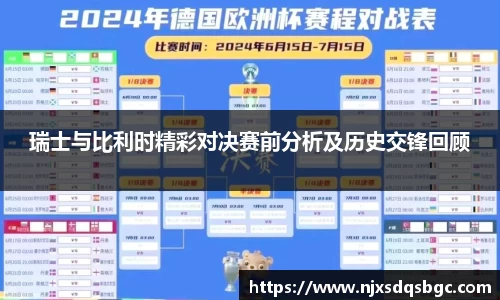 瑞士与比利时精彩对决赛前分析及历史交锋回顾